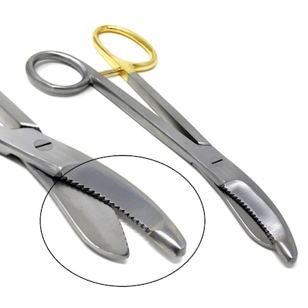 A2Z Scilab One Gold handle Bruns Plaster Cutting Scissors 9.5" A2Z-ZR766